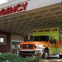 Ambulence at emergency center