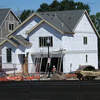 Residential home under  construction