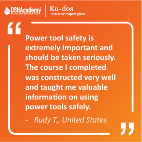 Image of student feedback of Hand and Power Tool training