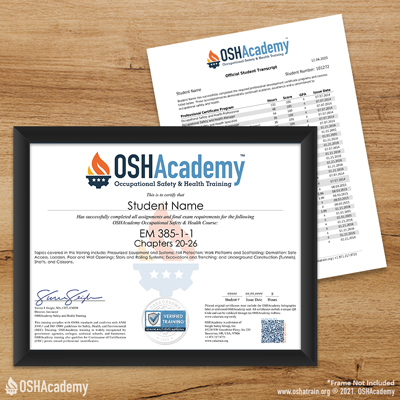 Course 503 Original Certificate Product Image