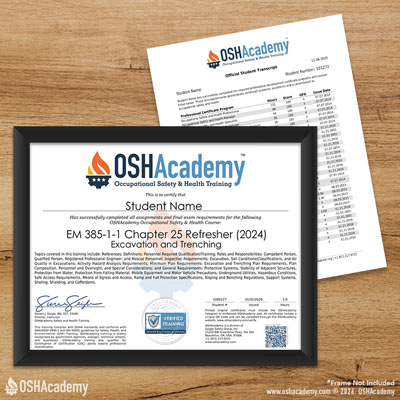 Course 539 Mailed Certificate Product Image