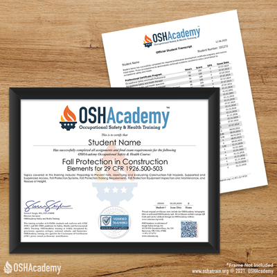 Course 805 Original Certificate Product Image