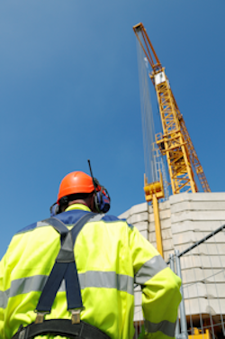 This crane operator often needs a signal person to be able to operate safely. 