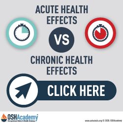 Chart hazardous drugs acute vs chronic health effects infographic