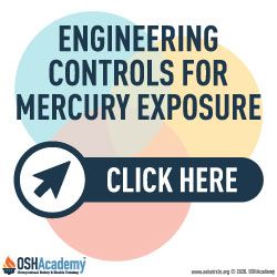 List of engineering controls for mercury exposure