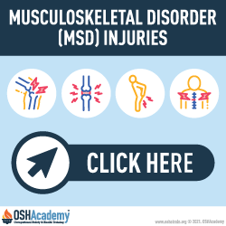 musculoskeletal disorder injuries infographic