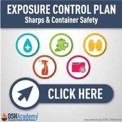 Sharps and Container Safety Exposure Control Plan Infographic