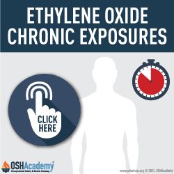ethylene oxide chronic exposure outcomes infographic