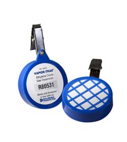 a blue personal dosimeter