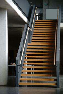 Indoor flight of stairs