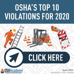 OSHA's top 10 violations for 2020