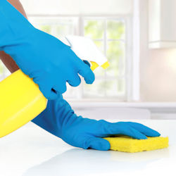 Cleaning a surface