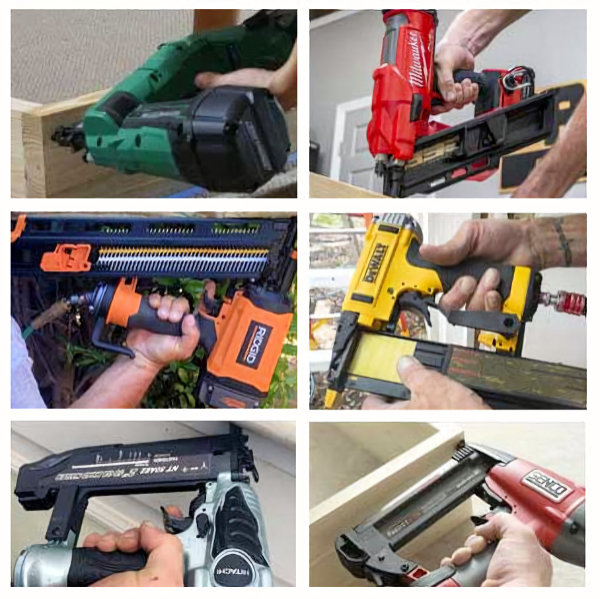 Types of nail guns for shop framing