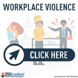 Infographic about workplace violence.