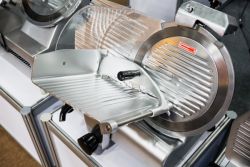Meat slicers must be used with caution and care.