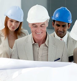 Three key players planning project