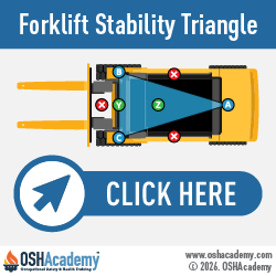 Infographic illustrating safety triangle