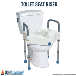 toilet seat with riser