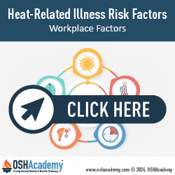 Heat related illness workplace risk factors infographic