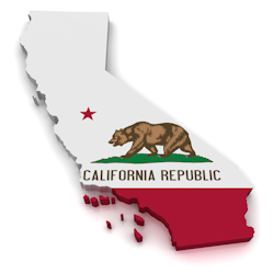 Image of the flag of the state of California.