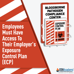 Infographic showing an exposure control plan.