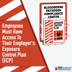 Infographic of a BBP employer exposure control plan.