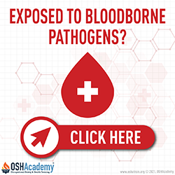Infographic about exposure to bloodborne pathogens.