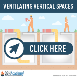 Infographic of Confined Space Ventilating Vertical Spaces