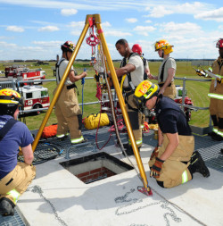 Confined space non-entry rescue