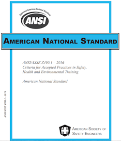 ANSI Z490 cover