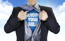 Image of a man wearing a shirt that says 'Know your roll'