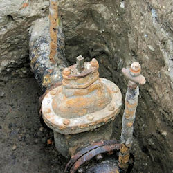 Ditch with pipe considered a confined space