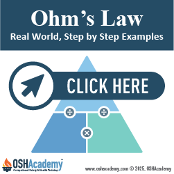 Infographic of ohm's law