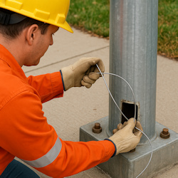 Electrical Worker electrocuted while removing energized fish tape