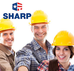 Image of three happy employees.