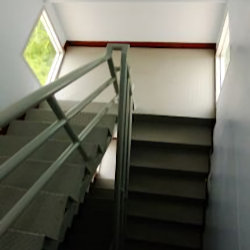 Stairs inside a building