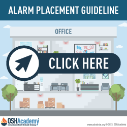 Infographic with Alarm Placement Locations