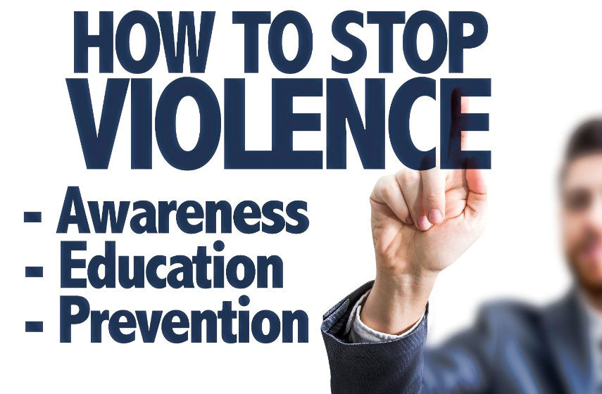Image of ways to stop violence