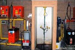 emergency eyewash area