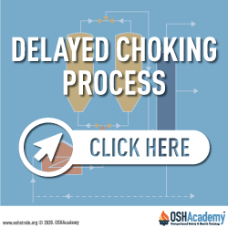Infographic about delayed chocking process.