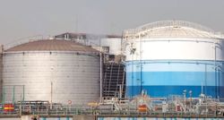 Image of two outdoor storage tanks.