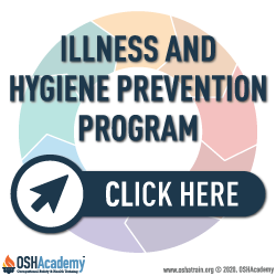 Infographic about illness and  hygiene prevention program.