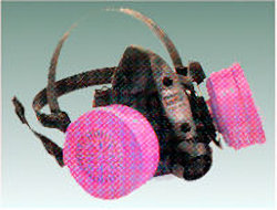 Air purifying respirator with HEPA filters