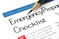 Image of an emergency preparation checklist