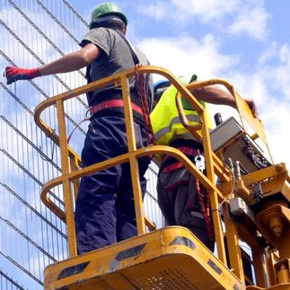 Trained and authorized persons operating an aerial lift