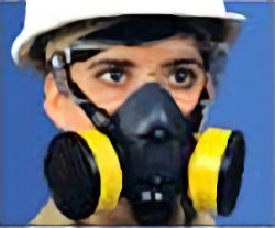 Half face respirator