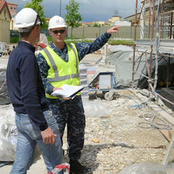 workers wearing hard hats