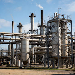 Image of an oil refinery