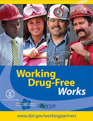 working drug free poster