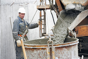 Image of concrete worker